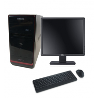 Used Core i3 2nd Generation Desktop PC Full Set with 17 inch Monitor